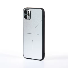 Husa iPhone 11 Casey Studios Metalines - Silver Silver