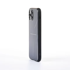 Husa iPhone 11 Pro Casey Studios Metalines - Negru Negru