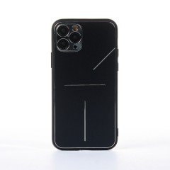 Husa iPhone 11 Pro Casey Studios Metalines - Negru