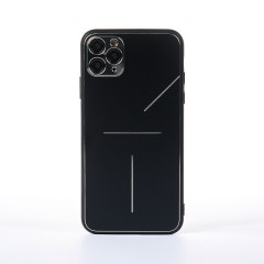 Husa iPhone 11 Pro Max Casey Studios Metalines - Negru