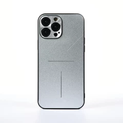 Husa iPhone 13 Pro Max Casey Studios Metalines - Silver Silver