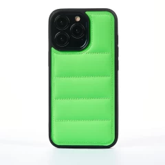 Husa iPhone 13 Pro Casey Studios 5 Puff - Verde Verde