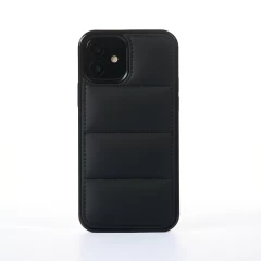 Husa iPhone 12 Mini Casey Studios 4 Puff - Negru Negru