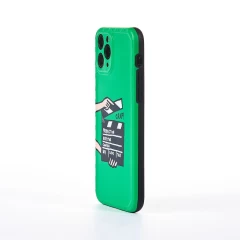 Husa iPhone 11 Pro Casey Studios Ready? Action! - Verde Verde
