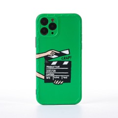 Husa iPhone 11 Pro Casey Studios Ready? Action! - Verde