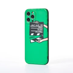 Husa iPhone 12 Pro Max Casey Studios Ready? Action! - Verde Verde