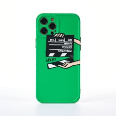 Husa iPhone 12 Pro Max Casey Studios Ready? Action! - Verde