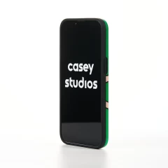 Husa iPhone 13 Casey Studios Ready? Action! - Verde Verde