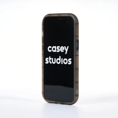 Husa iPhone 12 Pro Max Casey Studios Why? - Negru Negru
