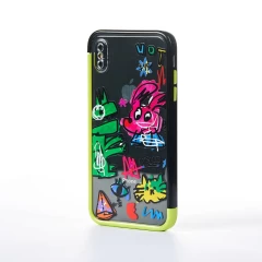 Husa iPhone XS Max Casey Studios Dino Attack - Multicolor Multicolor