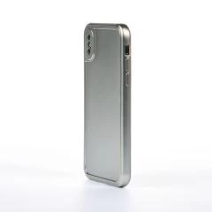 Husa iPhone X/XS Casey Studios Chromed - Silver Silver