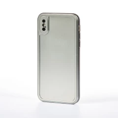 Husa iPhone X/XS Casey Studios Chromed - Silver Silver