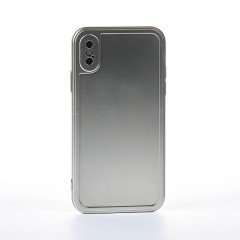Husa iPhone X/XS Casey Studios Chromed - Silver