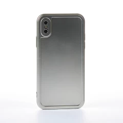Husa iPhone X/XS Casey Studios Chromed - Silver Silver