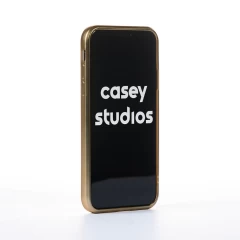 Husa iPhone X/XS Casey Studios Chromed - Gold Gold