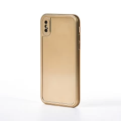 Husa iPhone X/XS Casey Studios Chromed - Gold Gold