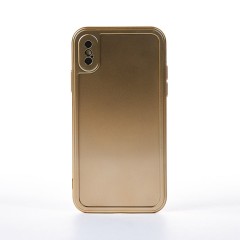 Husa iPhone X/XS Casey Studios Chromed - Gold