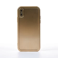 Husa iPhone X/XS Casey Studios Chromed - Silver Gold 