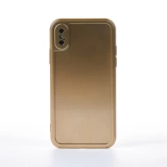 Husa iPhone X/XS Casey Studios Chromed - Gold Gold