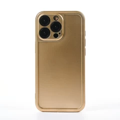 Husa iPhone 13 Pro Casey Studios Chromed - Silver Gold 