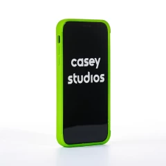 Husa iPhone XR Casey Studios Squared Up - Verde Verde