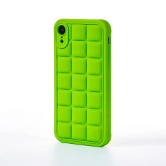 Husa iPhone XR Casey Studios Squared Up - Verde Verde