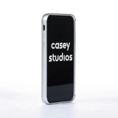 Husa iPhone X/XS Casey Studios Squared Up - Silver Silver