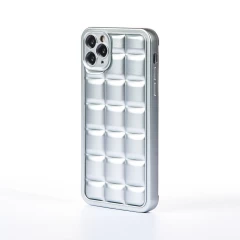 Husa iPhone 12 Pro Casey Studios Squared Up - Silver Silver