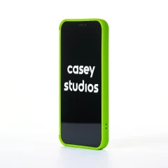 Husa iPhone 12 Pro Casey Studios Squared Up - Verde Verde