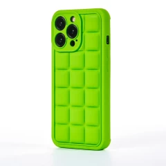 Husa iPhone 13 Pro Casey Studios Squared Up - Verde Verde