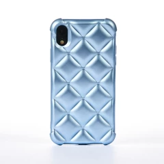 Husa iPhone XR Casey Studios Do It Diamonds - Roz Albastru 
