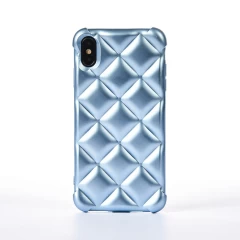 Husa iPhone XS Max Casey Studios Do It Diamonds - Albastru Albastru