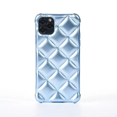 Husa iPhone 11 Pro Max Casey Studios Do It Diamonds - Roz Albastru 