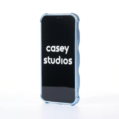 Husa iPhone 12 Pro Max Casey Studios Do It Diamonds - Albastru Albastru