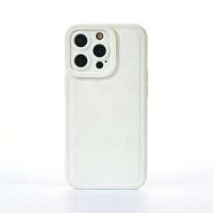 Husa iPhone 13 Pro Casey Studios Heartfull - White