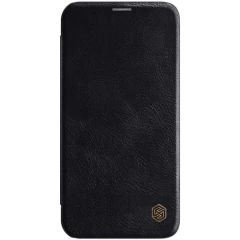 Husa iPhone 12 Mini Nillkin Qin Leather Case - Negru Negru