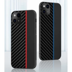 Husa iPhone 13 Pro Arpex Carbon Stripe - Negru Negru