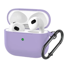 Husa Airpods 3 Casey Studios Silicone - Red Light Lilac 