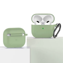 Husa Airpods 3 Casey Studios Silicone Verde