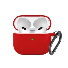 Husa Airpods 3 Casey Studios Silicone - Red Red
