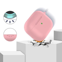 Husa Airpods 3 Casey Studios Silicone Pink