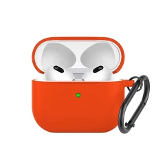 Husa Airpods 3 Casey Studios Silicone - Orange Orange