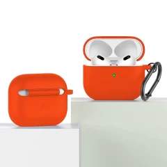 Husa Airpods 3 Casey Studios Silicone - Orange Orange