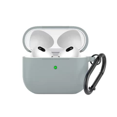 Husa Airpods 3 Casey Studios Silicone - Light Gray Light Gray