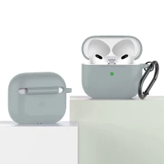 Husa Airpods 3 Casey Studios Silicone - Light Gray Light Gray