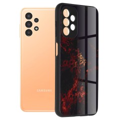 Husa Samsung Galaxy A13 4G Arpex Glaze Series - Red Nebula