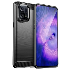 Husa OPPO Find X5 5G Arpex Carbon Silicone - Negru Negru