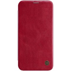 Husa iPhone 12 Mini Nillkin Qin Leather Case - Rosu