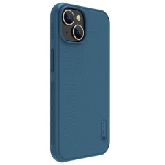 Husa iPhone 14 Nillkin Super Frosted Shield Pro - Albastru