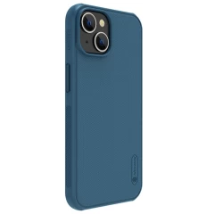 Husa iPhone 14 Nillkin Super Frosted Shield Pro - Albastru Albastru